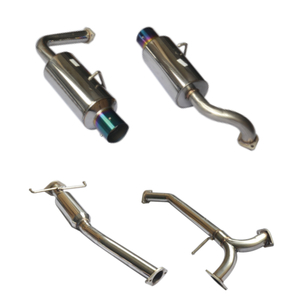 Cat Back Exhaust ~ 03-07 Mazda 6 Dual Muffler N1 4 \"Stainless Steel 201 Mirror Polished Silencieux